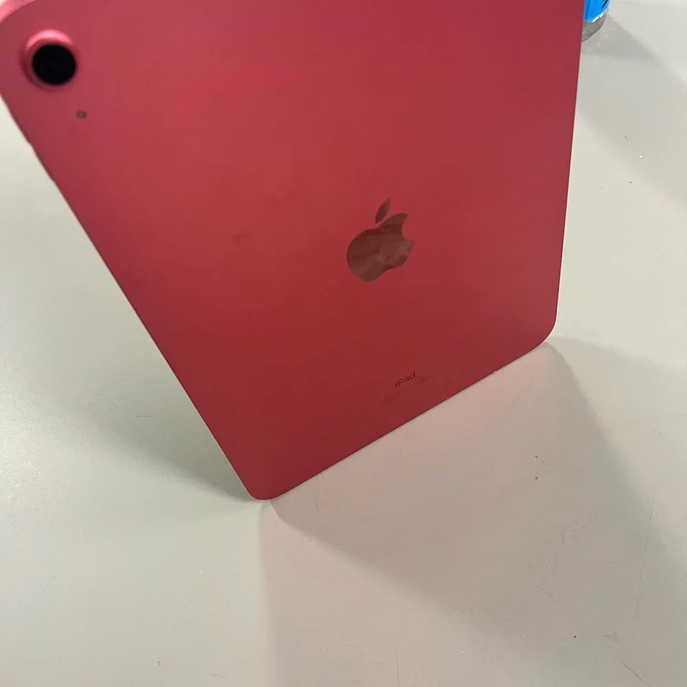 Apple Pink iPad Case with Shock-Absorbing Corners and Built-in Stand